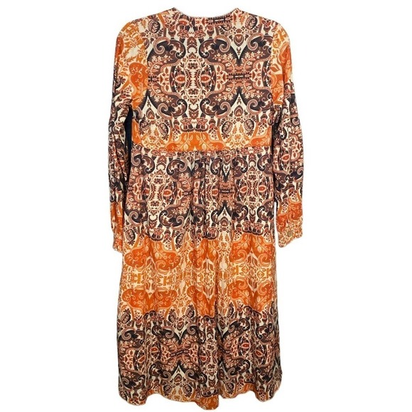 Agua Bendita For Anthro Dress xs boho maxi patterned - Picture 5 of 7